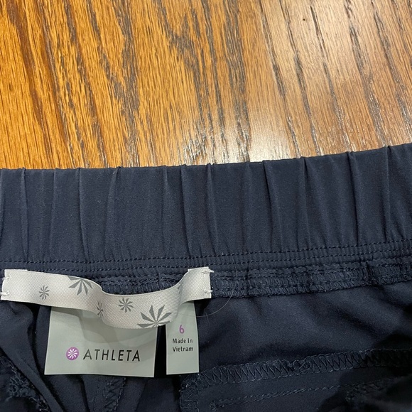 Athleta navy nylon straight pant - Picture 5 of 5